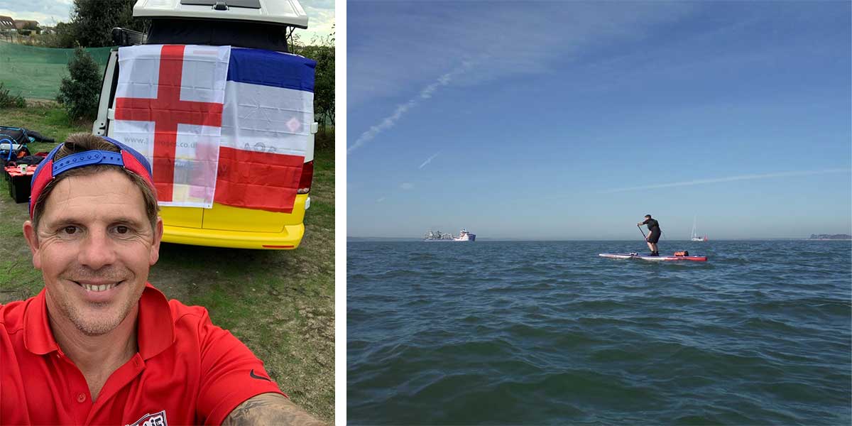 Crossing the English Channel on a Paddle Board